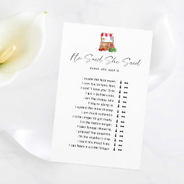 Papier Fête des mariées Du Marché Il A Dit Qu'Elle A Dit 