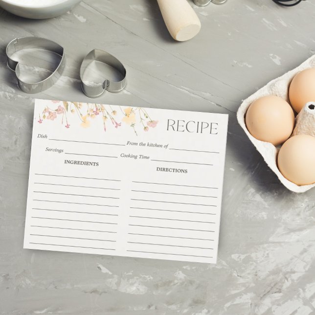 Papier Fête des mariées fleur sauvage Recette (Créateur téléchargé)