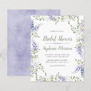 Papier Fête des mariées florale de l'aquarelle budgétaire