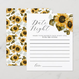 Papier Fête des mariées Florale Jaune Date Idées de nuit