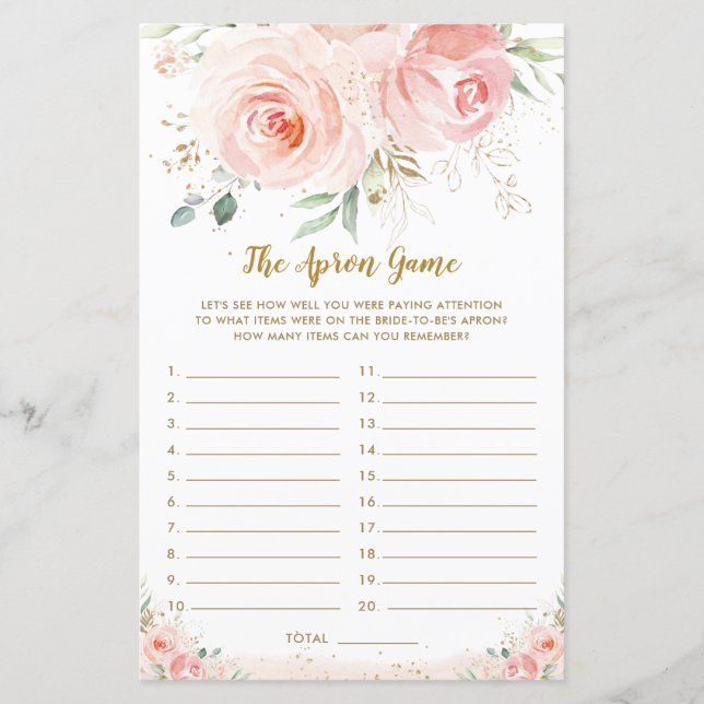 Papier Fête des mariées Florale Rose Vive Le Jeu De L'Apr (Devant)