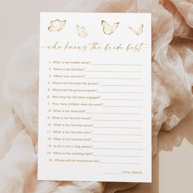 Papier Fête des mariées papillon qui connaît la mariée me (Créateur téléchargé)