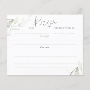 Papier Fête des mariées rose Gold Greenery Recette