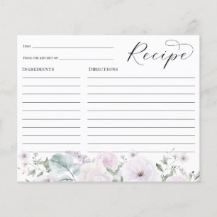 Papier Fête des mariées Violet Lavender Flowers Recette