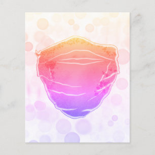 Papier fête masque facial