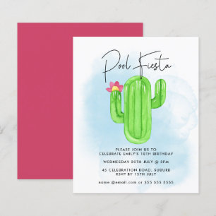 Papier Fête mexicaine Fiesta Cactus Pool Party N'importe