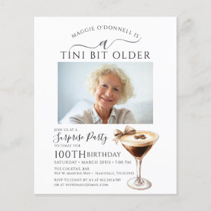 Papier FÊTE SURPRISE À PETIT BUDGET 100e Martini Espresso
