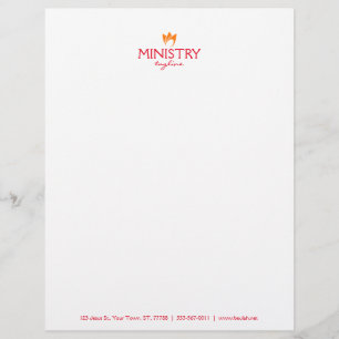 Papier Feu flamboyant (flammes orange)