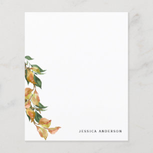 Papier Feuillet d'automne personnalisé Nom personnalisé P