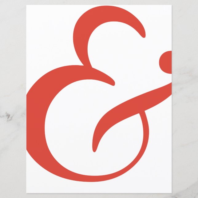 Papier Fiesta | Ampersand moderne do-it-yourself envelopp (Devant)