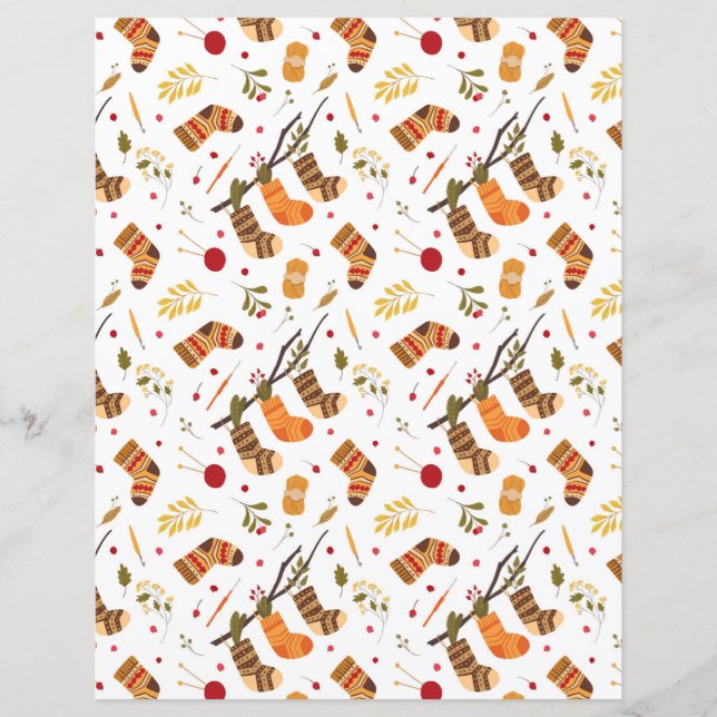 Papier Fils, bas et feuillage (Devant)
