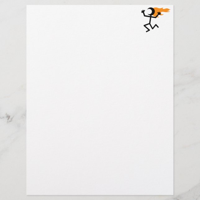 Papier Flaming head (Devant)