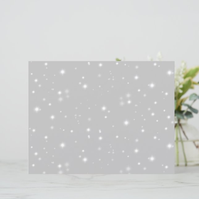 Papier Flamme gris argenté (Debout devant)