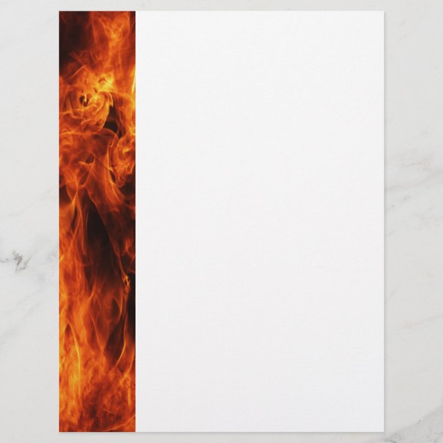 Papier Flamme orange (Devant)
