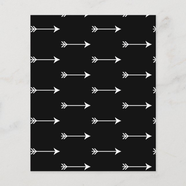 Papier Flèches blanches (Devant)