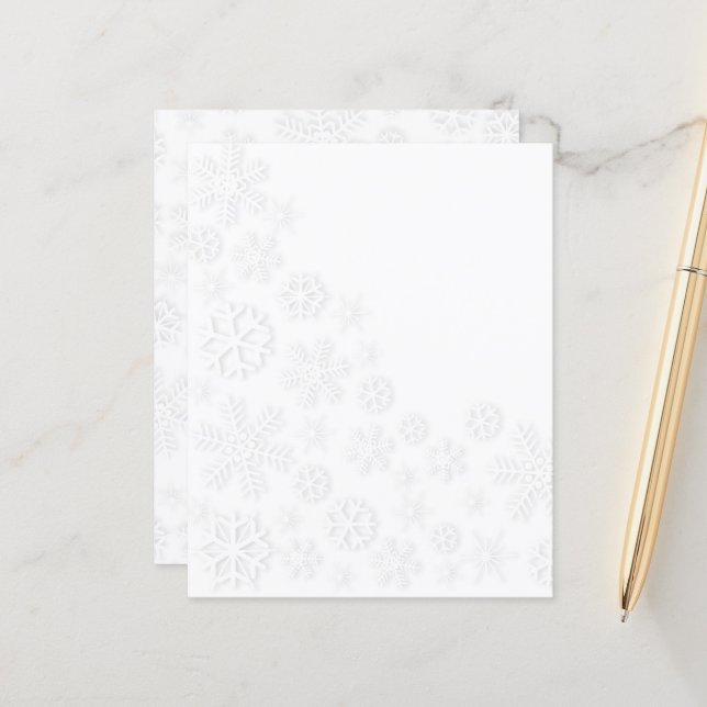 Papier Flèches blanches (Devant/Arrière en situation)