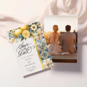 Papier Fleur carrelée méditerranéenne Italien Positano Le