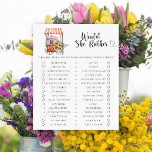 Papier Fleur cultivée localement Baby shower Elle préfére
