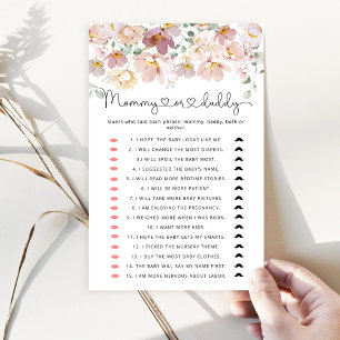 Papier Fleur sauvage Devinez qui a dit ça maman ou papa j