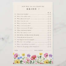 Fleur sauvage Rustic Chic Floral Fête des mariées 
