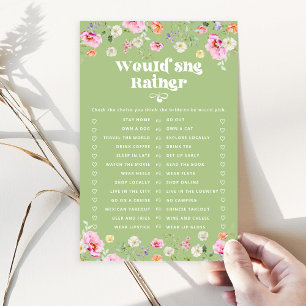 Papier Fleur sauvage Voudrait-elle plutôt nuptiale douche