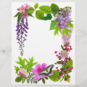 Papier Fleurs d'avril