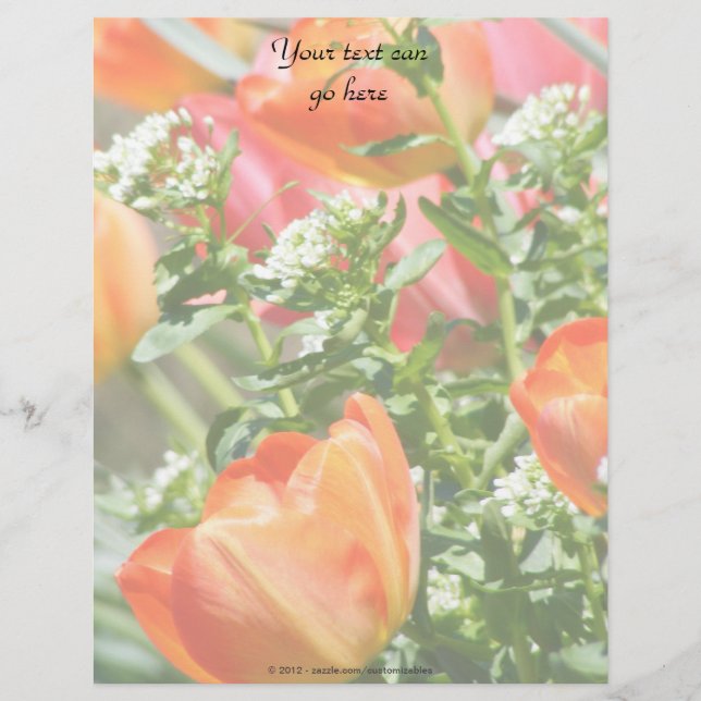 Papier Fleurs de printemps (Devant)