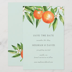 Papier Fleurs d'Orange de Budget Épargnez la Date Citron