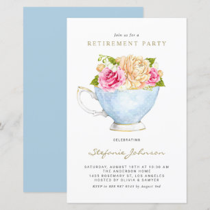 Papier Fleurs printanières dans l'invitation à la retrait
