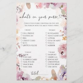 Papier Fleurs sauvages ce qu'il y a dans votre jeu de bou