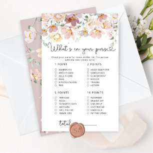 Papier Fleurs sauvages ce qu'il y a dans votre jeu de bou