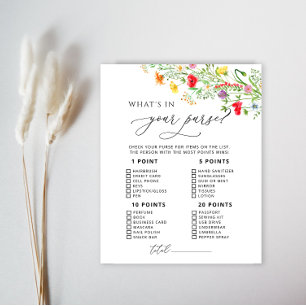 Papier Fleurs sauvages colorés ce qu'il y a dans votre sa