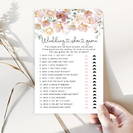 Papier Fleurs sauvages élégants Le jeu de chaussures mari