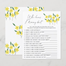 Papier Fleurs sauvages Qui connaît maman meilleur jeu