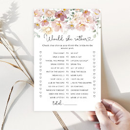 Papier Fleurs sauvages Voudrait-elle plutôt le jeu de dou