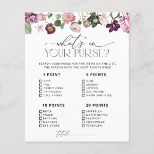 Papier Fleurs violettes et roses Qu'y a-t-il dans votre j