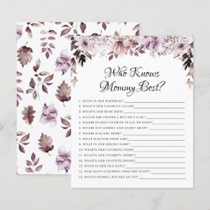 Papier Fleurs Violettes Feuillage Qui Sait Maman Jeux