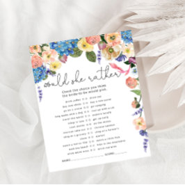 Papier Fleurs Voudrait-Elle Plutôt Fête des mariées Jeu