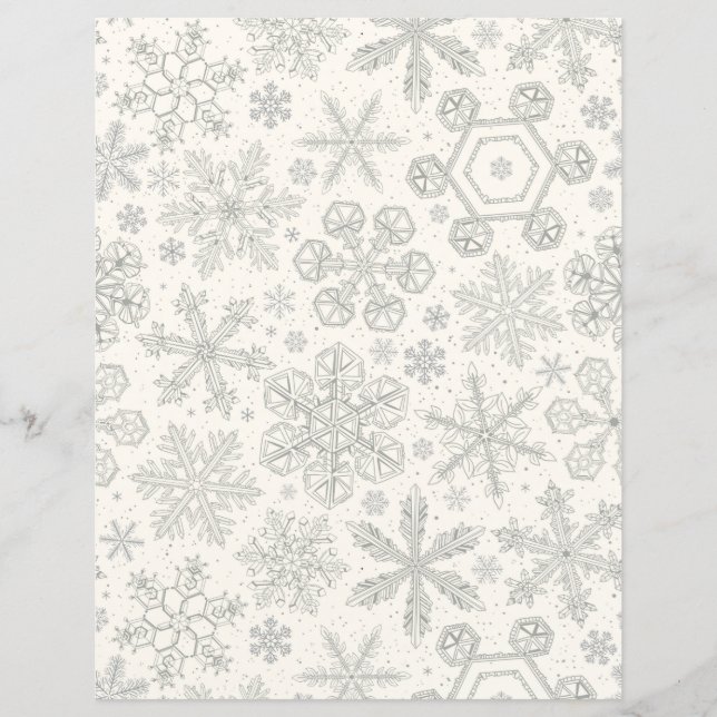 Papier Flocon de neige (Devant)