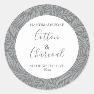 Papier floral Étiquette savon personnalisable