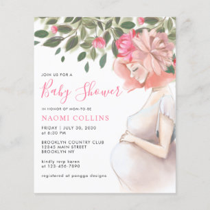 Papier Floral mère mère mère mère mère mère Baby shower