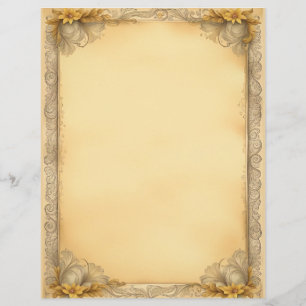 Papier Floral vintage