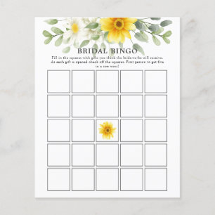 Papier Florales Jaunes Fête des mariées de verdure Jeu de