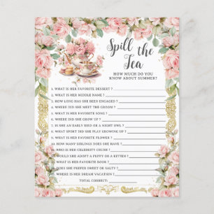 Papier Flore rose déverser le jeu de Fête des mariées de