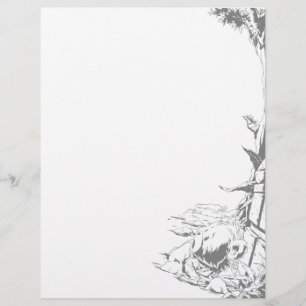 Papier Flurier vers le bas