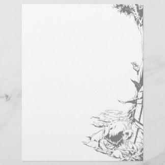 Papier Flurier vers le bas