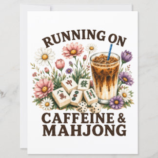 Papier Fonctionne à la caféine et au Mahjong