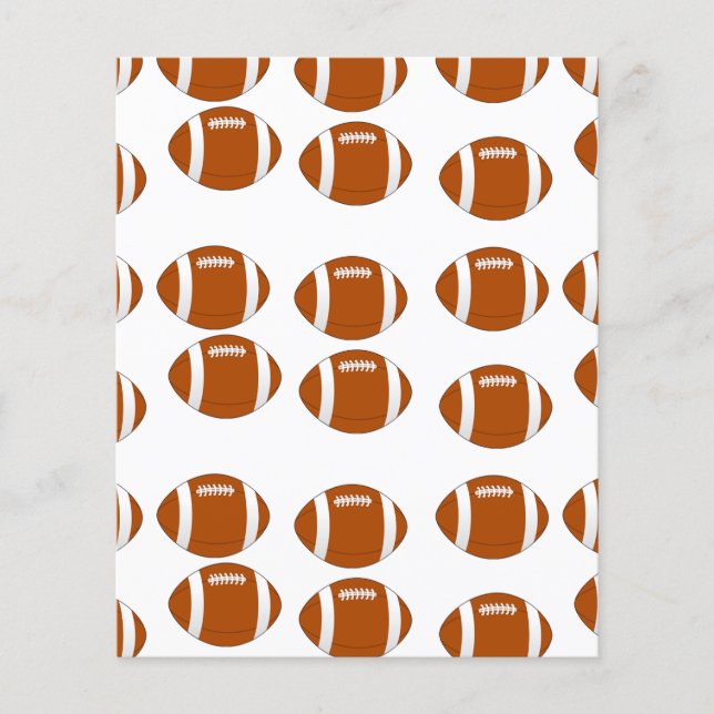 Papier football américain (Devant)