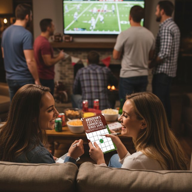 Papier Football Publicité commerciale Bingo Jeu (Créateur téléchargé)