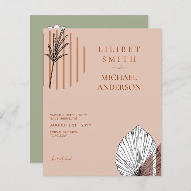 Papier Formes Abstraites scandinaves japonaises ENREGISTR (Devant / Derrière)